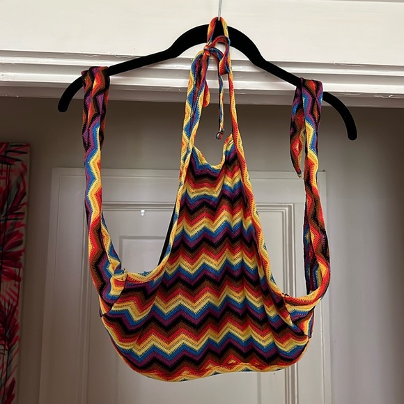 Rainbow Pride halter top size small - Picture 2 of 4